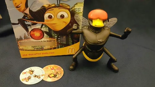 Abeja Splitz De Bee Movie Con Tazos Juguete Niños Mc Donald