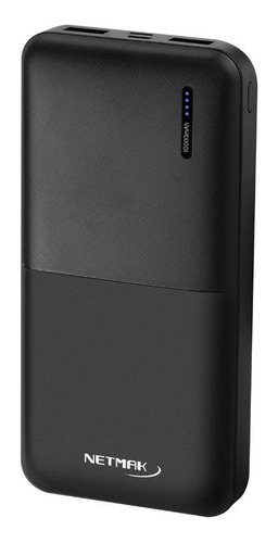 Imagen 5 de 9 de Cargador Portatil Netmak 10.000mah Tipo C 5v 2.1a Powerbank