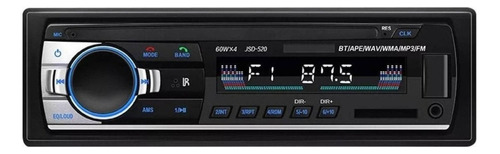 Radio para auto Hikity JSD-520 con USB, bluetooth y lector de tarjeta SD
