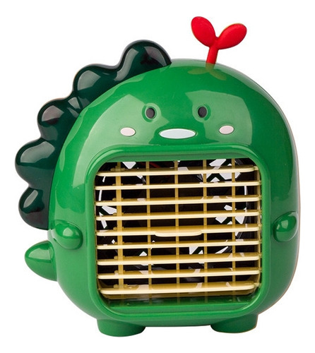 Ventilador De Escritorio Con Diseño De Dinosaurio Verde A9