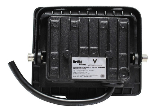 Imagen 4 de 7 de Reflector Led 10w Philco Para Exterior Aluminio Resistente