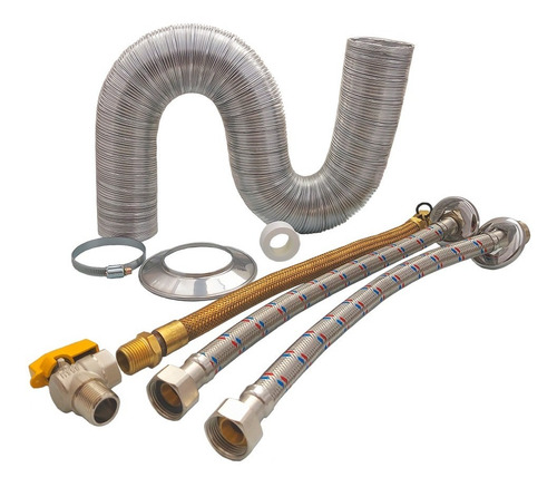 Kit Mangueira Aquecedor De Passagem Rinnai 32 L 2402 Glp