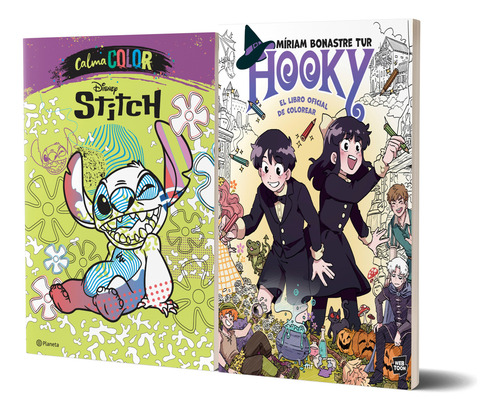 Pack Calma Color Stitch + Hooky. El Libro De Colorear