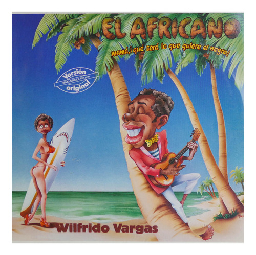 Wilfrido Vargas - El Africano 12  Maxi Single Vinilo Usado