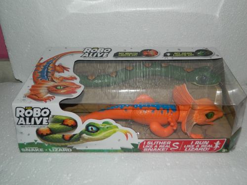 Zuru Robo Alive Slithering Snake Frilled Neck Lizard