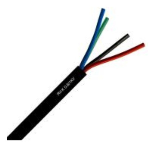 Cable Pvc Xlp Rv-k Power Flex 4x16mm2 6 Awg 1000v 10 Metros