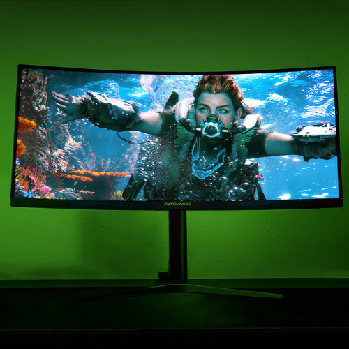 Monitor Gamer Curvo 34 Dxt Gaming Immersion Uwqhd 165hz Rgb