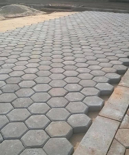 Forma Lisa Sextavada 25x25x8 Durável E Eficiente - 12 Un