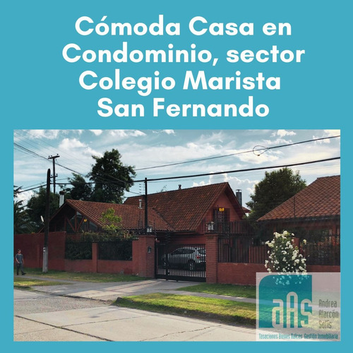 Cómoda Y Central Casa En Condominio, San Fernando