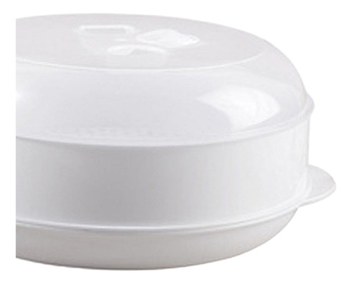 Vaporizador De Microondas Redondo Para Cocinar Un Plato De