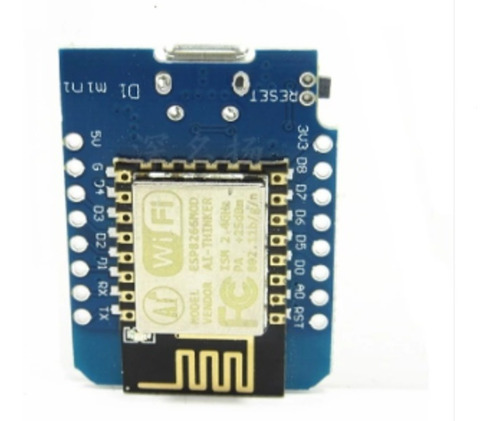 Imagen 2 de 3 de Esp8266 Wifi Wemos D1 Mini Placa De Desarrollo Micro Usb