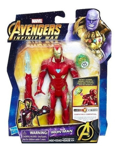 Avengers Infinity War Figura De Iron Man 6 Pulgadas E0605