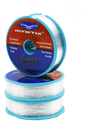 Nylon Mystix Quark 0.50mm Resistencia 11.11 Kg.