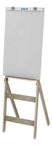 Flip Chart Em Madeira Slim Quadro Branco Prega Folha + Itens