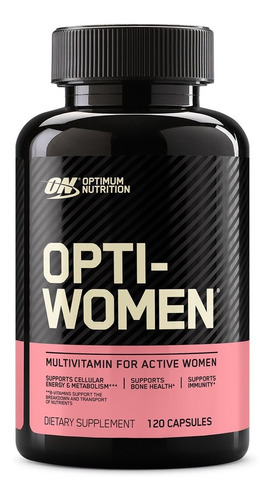 Multivitaminico Opti-women Optimum Nutrition 120 Cápsulas