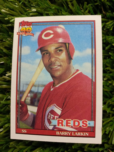 1991 Topps Barry Larkin #730 