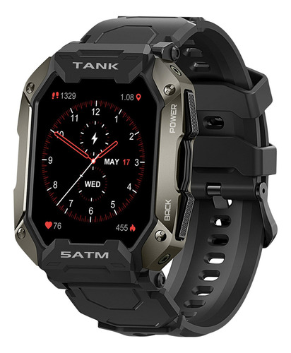 Reloj Inteligente Kospet Tank M1 De Pantalla Grande Con Frec