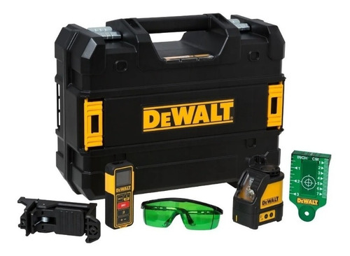 Kit Nível Laser + Trena Laser 30m Dw0889cg-xj Dewalt