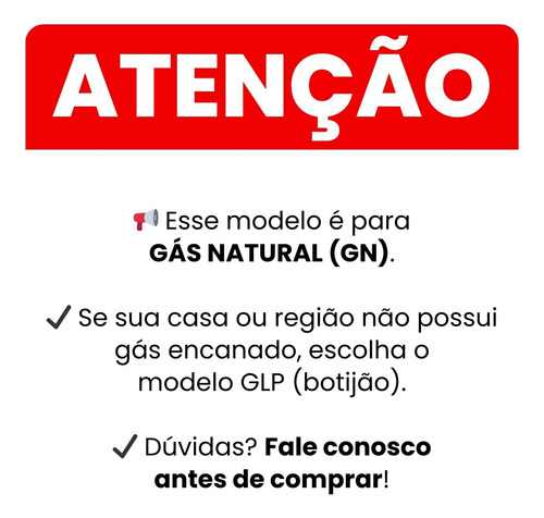 Aquecedor Agua A Gas 33l Bivolt Gn Casa 4 Duchas Timer