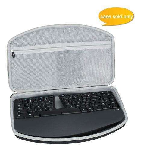 Funda Rigido De Viaje De Teclado Ergonomico Microsoft Scu...