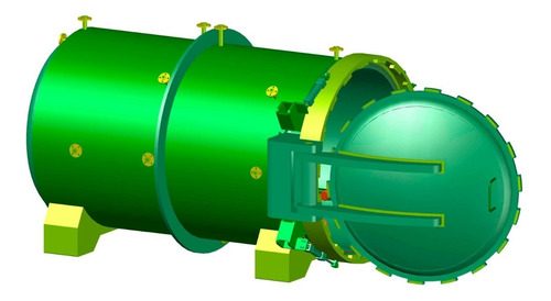 Autoclave. Planos Completos Y Materiales P/fabricar Equipo.