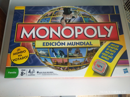 Juego De Mesa Monopoly Edición Mundial