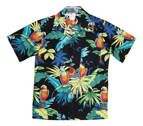 Rjc Camisa De Loro De La Selva Para Ninos, Negro, 6 Anos