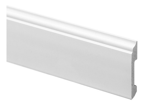 Zocalo Pvc Eps Curves 2340 8cm Atrim Blanco Antihumedad