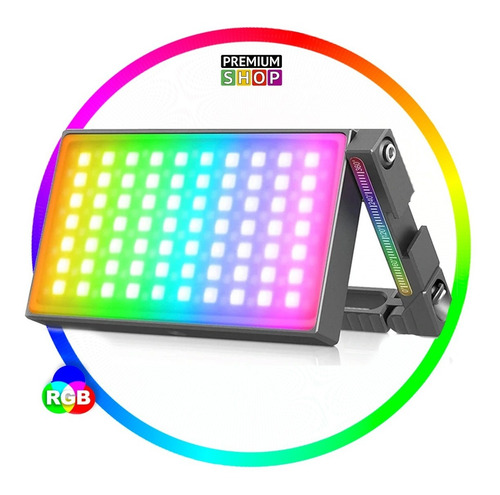 Imagen 4 de 10 de Iluminador Luz Led Rgb Vijim R70 Bateria 5000mah Brazo Magic