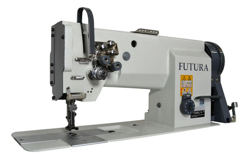 Máquina De Coser Industrial Recta Futura 2 Agujas Ft20606-2 Color Blanco