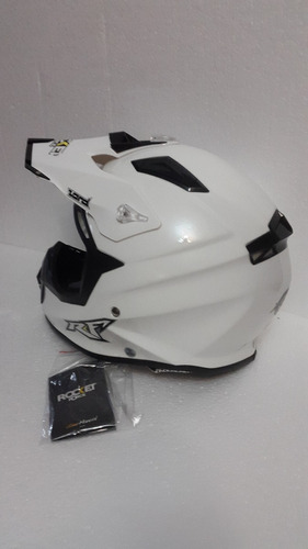 Casco Motocross Zord S-72 Fibra Vidrio Rocket  L, Xl 80