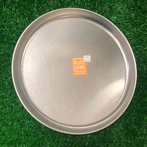 Bandeja De Aluminio Para Pizza Redonda 30 Cm De Diámetro