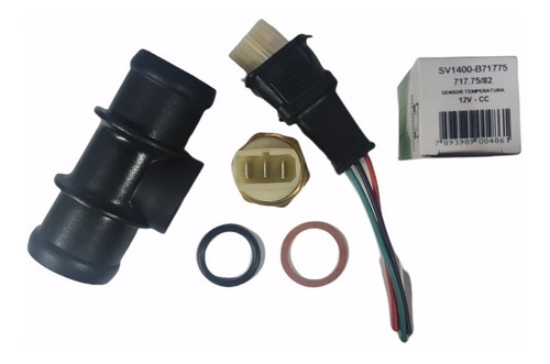 Adaptador Bulbo Temp. Automotriz Con Bulbo 75-82° + Arnes