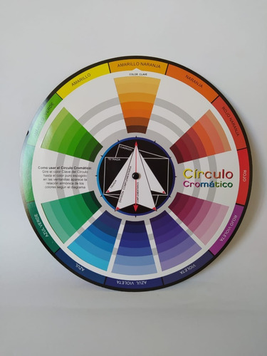 Circulo Cromático | Rueda De Colores | Modelo Circular 25 Cm