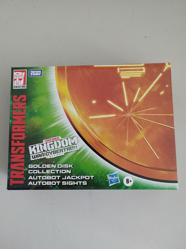 Transformers Wfc Kingdom Golden Disk Autobot Jackpot
