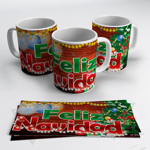Imagen 10 de 10 de Tazas De Navidad Personalizadas Amigo Secreto Regalo 11 Oz