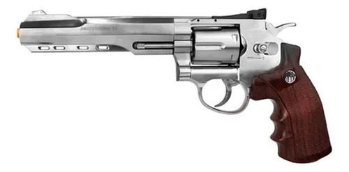 Revolver Pressão Full Metal Co2 702 4.5mm Esferas De Aço K1