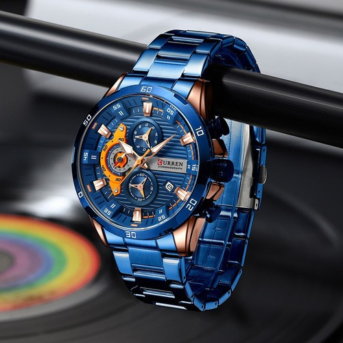 Reloj De Cuarzo Para Hombre Curren Reloj Clásico P De Moda P