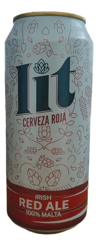 Cerveza Roja Lit Irish Red Ale 100% Malta 473cc