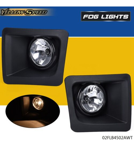 Fog Lights Fit For 2014-15 Gmc Sierra 1500 Clear Bumper  Ccb