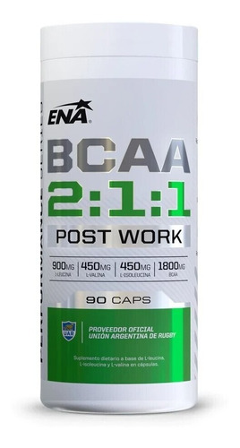 Bcaa 2:1:1 Post Work 90 Capsulas Ena