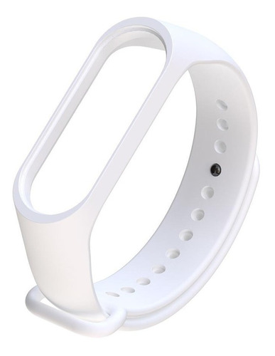 Pulseira de malha Xiaomi Mi Band5, pulseira de silicone branca