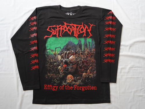 Polo Manga Larga Suffocation - Effigy (talla L) Death Metal