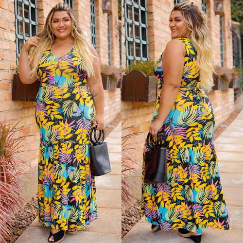 Vestidos Estampados Talles Plus Size