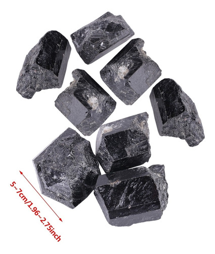 Color : 10g 20g, Size : 1PCS ACEACE 1pcs Negro Natural turmalina Cristal Piedra áspera Roca Mineral de muestras de Piedra decoración del hogar 