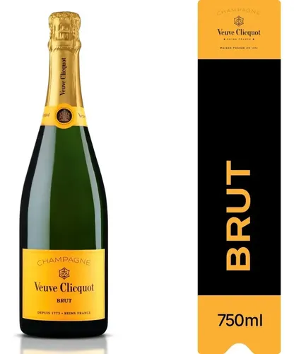 Champanhe Francês branco Brut Veuve Clicquot 750ml | MercadoLivre