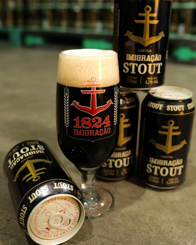 Kit 6unidades Imigração Stout Lata 350ml - Cerveja Premium