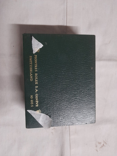 Estuche Reloj Roleex Verde Musgo (Usado)