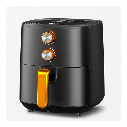 Fritadeira Air Fryer 6l Gaabor 1500w Jumbo Sem Óleo Cor Preto/Laranja