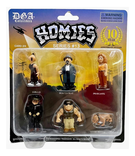 Homies Series 13 Paquete 2 De 4 Dga Collectibles